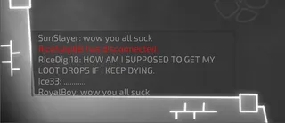 The live chat full of frustrated players